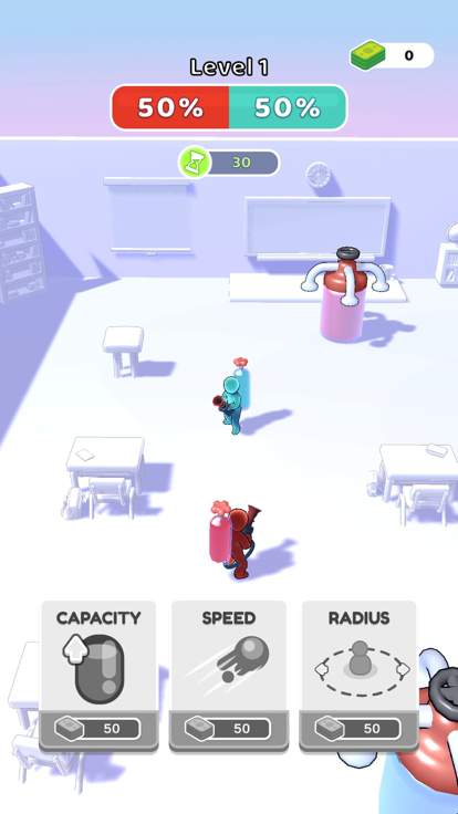 Color War 3D!游戏截图