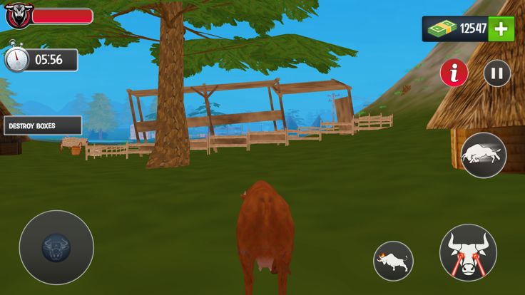 Scary Cow wild Animal Game游戏截图