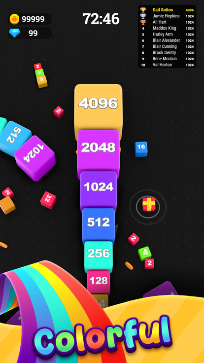 Jelly Cube Run 2048游戏截图