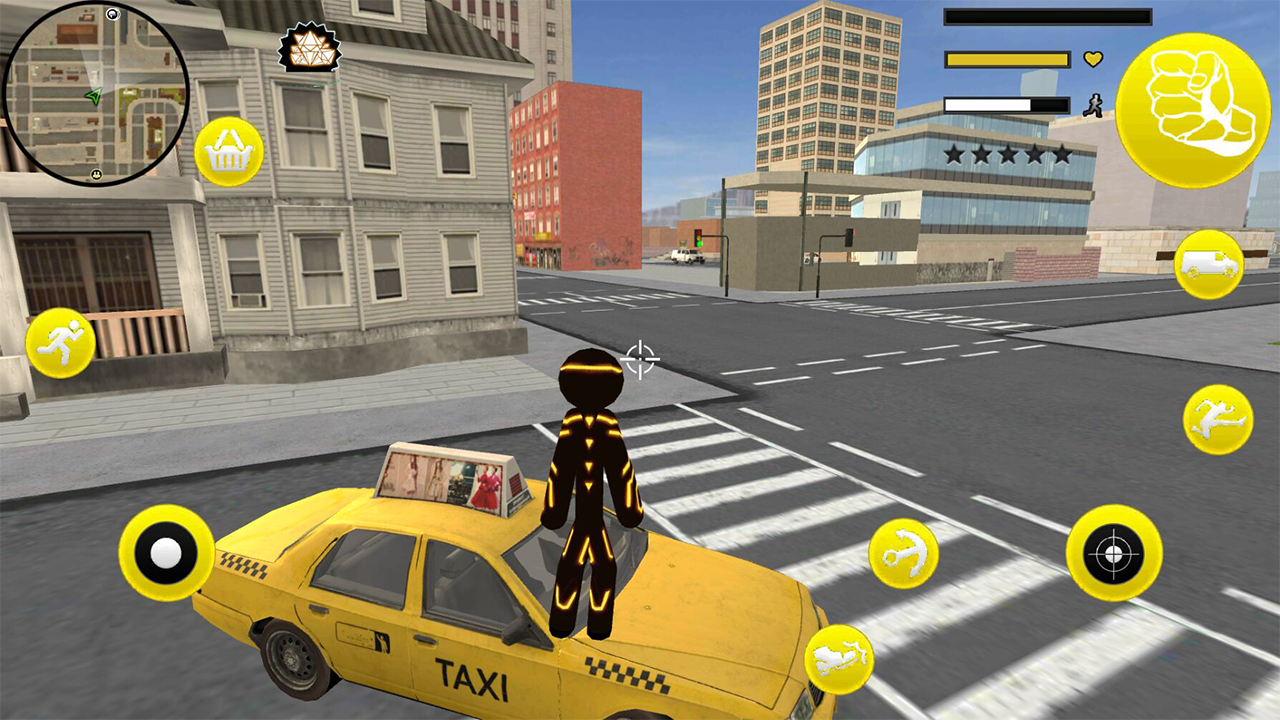 火柴人穿梭城市游戏截图