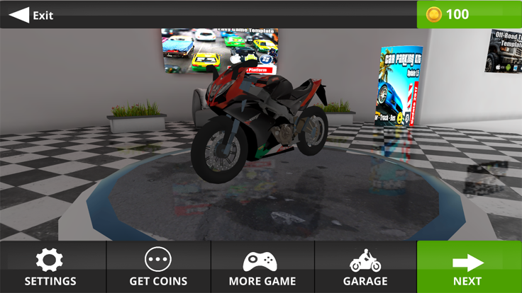 摩托车游戏-极品暴力赛车模拟驾驶游戏游戏截图