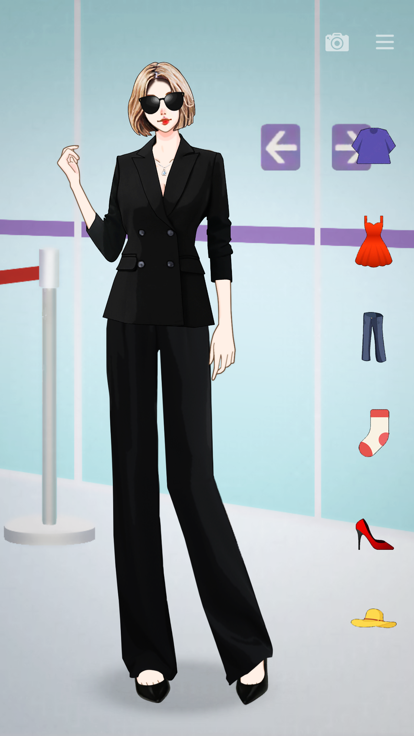 模特换装（女生版）游戏截图