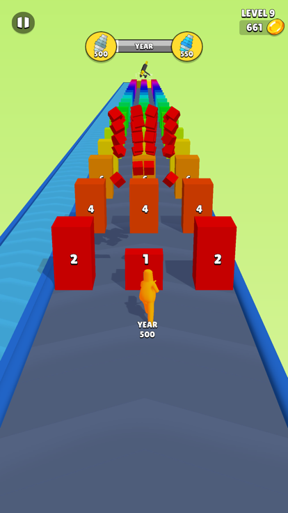 Cube Crusher Runner 3D游戏截图