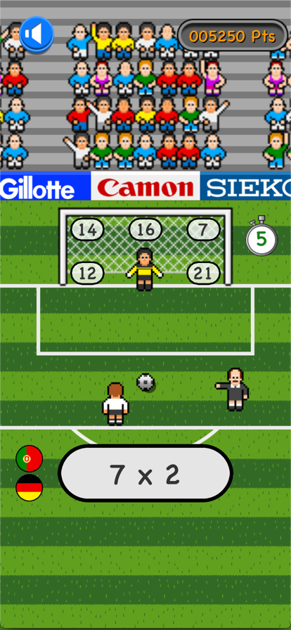 Math Penalty Kicks游戏截图