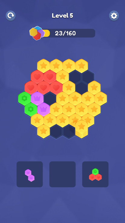 Hexa Block Blast游戏截图