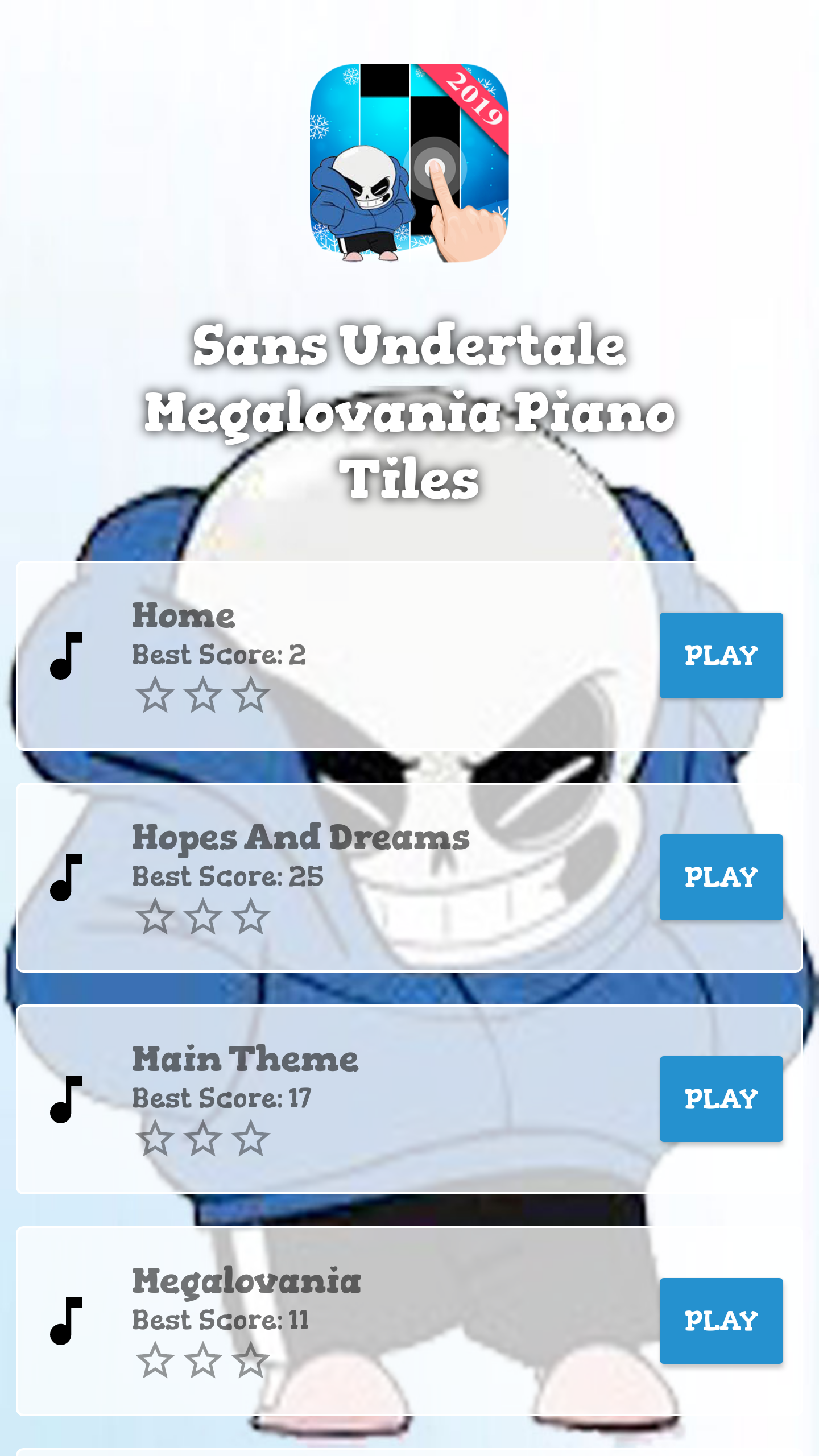 Sans Undertale Megalovania Piano Tiles Android Download Taptap