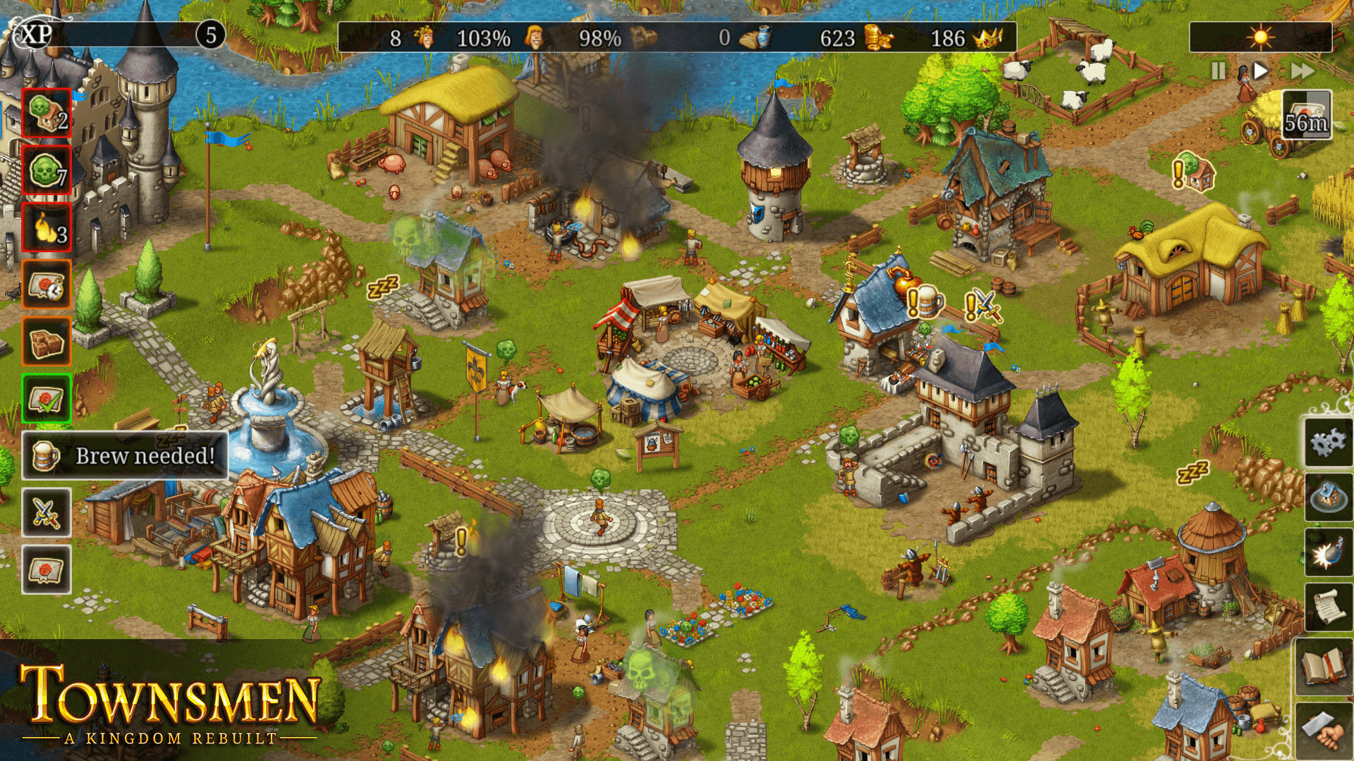 Townsmen - A Kingdom Rebuilt游戏截图