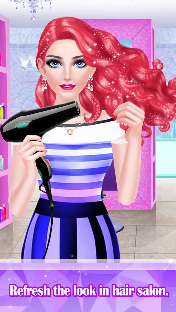 Screenshot of Hair Styles Fashion Girl Salon