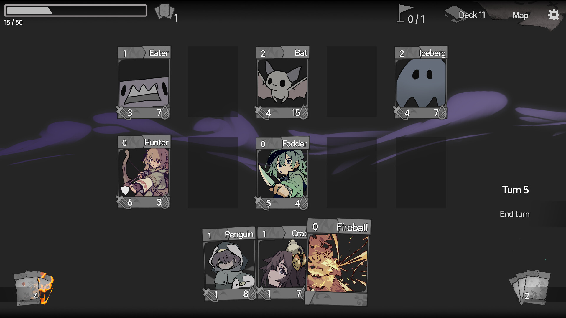 卡牌少女不会受伤 Trizon游戏截图