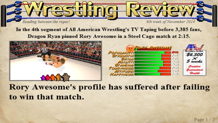 Wrestling Revolution 3D (Pro)游戏截图