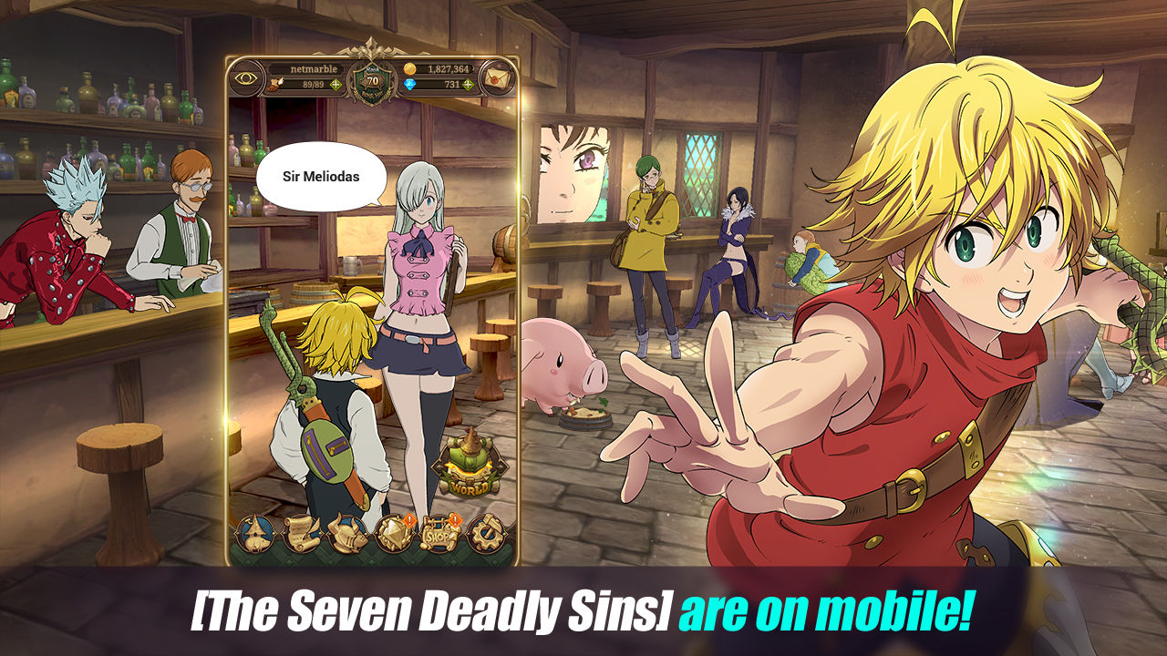 Screenshot of The Seven Deadly Sins