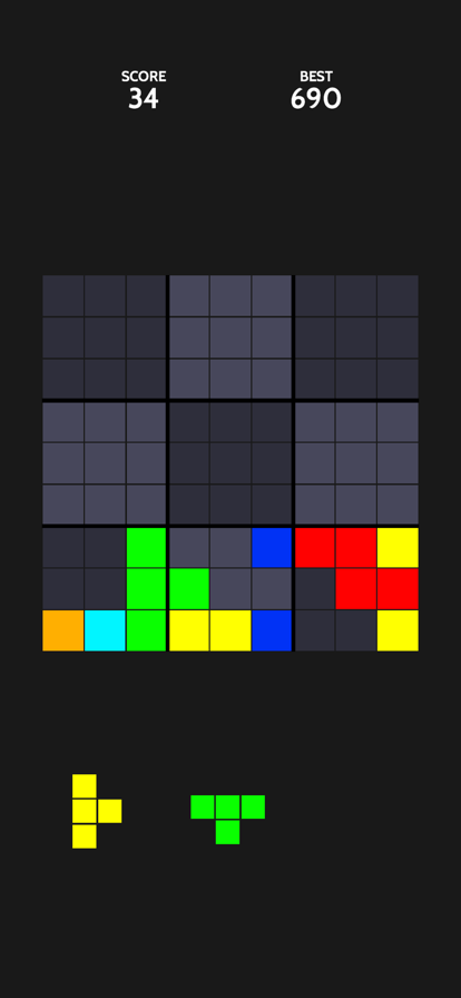 Block Puzzle - Sudoku Squares游戏截图