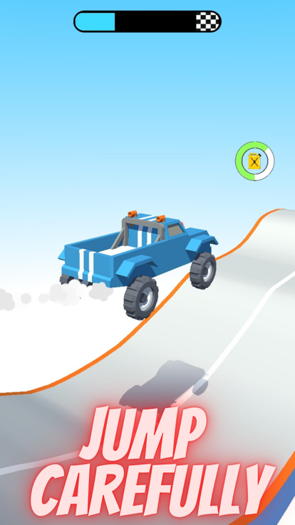 Bump Turbo Car Racer游戏截图
