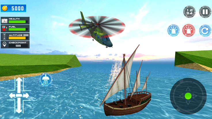 Helicopter Rescue Missions Sim游戏截图