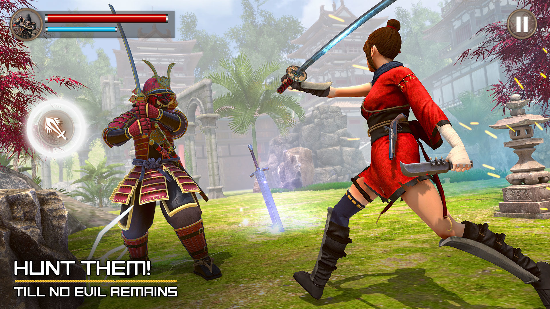 Screenshot of Ninja Fighter: Samurai Games