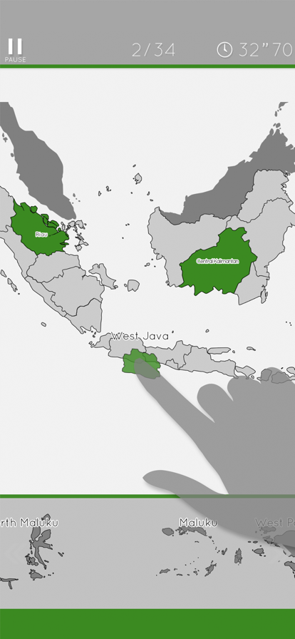 Indonesia Map Puzzle游戏截图