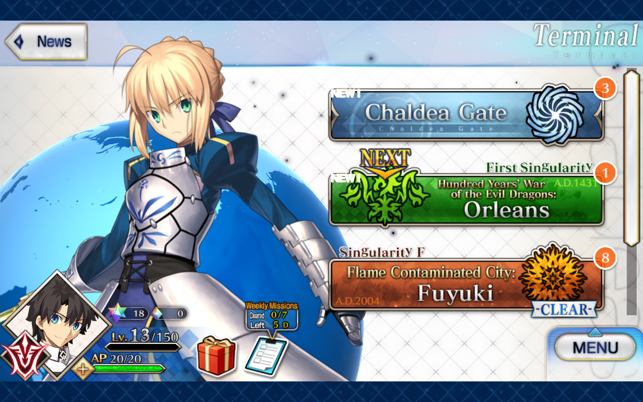 Fate/Grand Order游戏截图