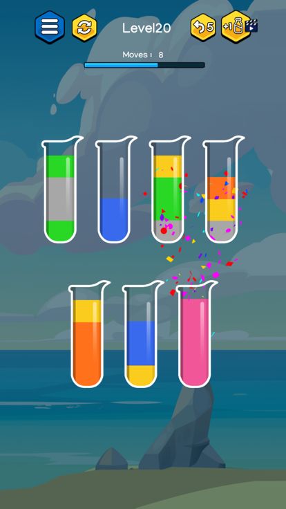 Color Sorting Puzzle游戏截图