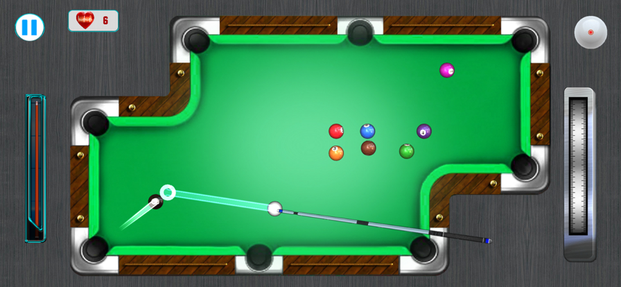 台球 斯诺克 8 球池游戏截图