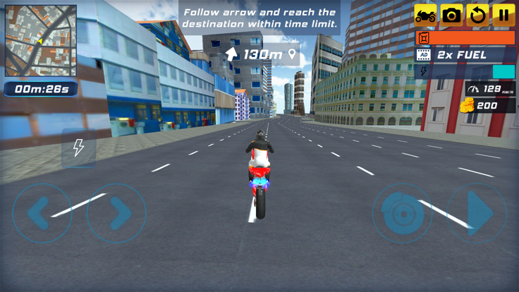 Super Stunt Hero Bike Sim 3D游戏截图