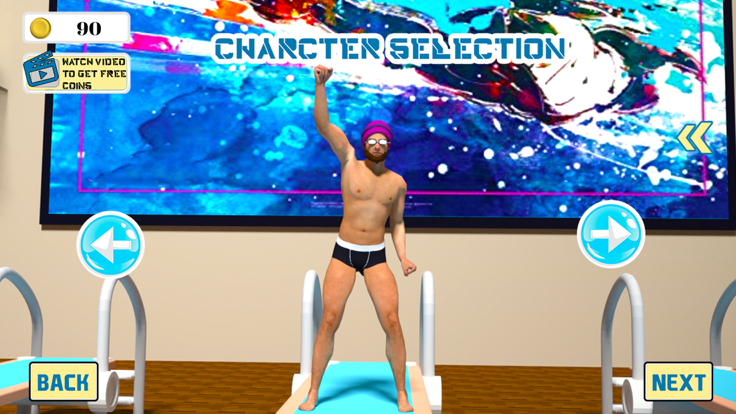 真实 夏季 游泳 游泳池 比赛游戏截图