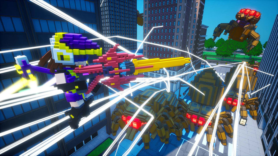 圆滚地球变四方?! 数码方块地球防卫军 EARTH DEFENSE FORCE: WORLD BROTHERS游戏截图