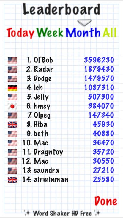 Paper Hangman Free游戏截图