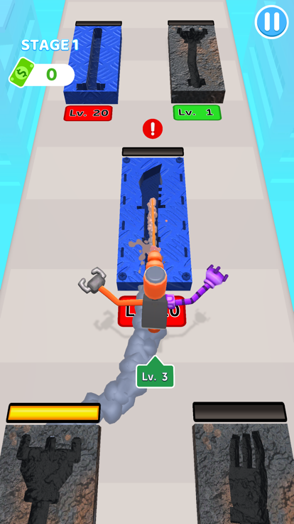 Robot Builder Run游戏截图