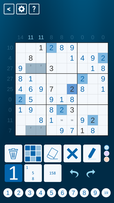 Sandwich Sudoku游戏截图