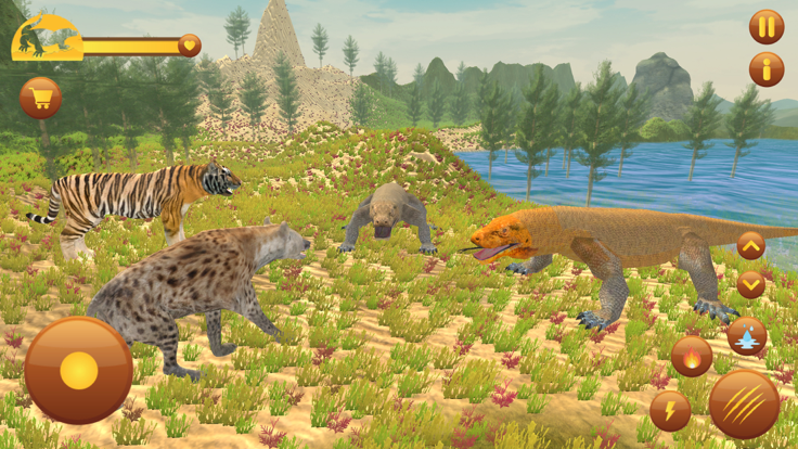 Mutant Reptile Komodo Dragon游戏截图