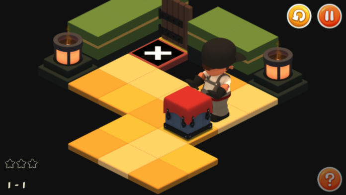 推动箱子到目的地——超难烧脑游戏！游戏截图