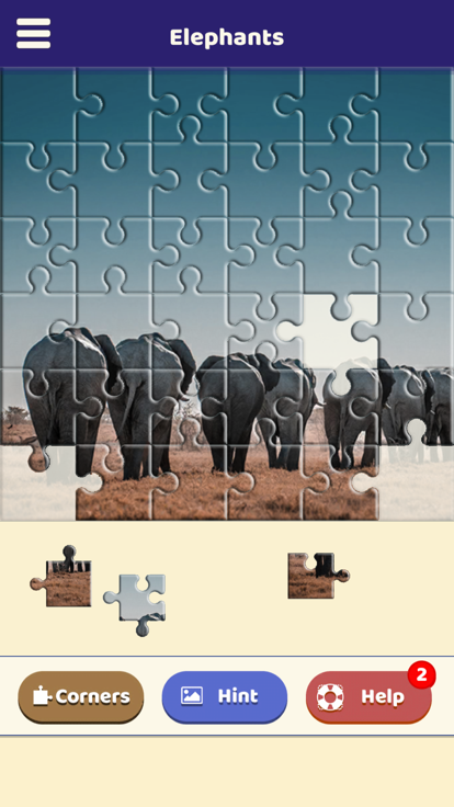 Elephant Love Puzzle游戏截图