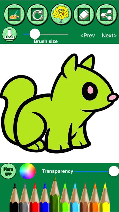 Animals & Birds Coloring book游戏截图