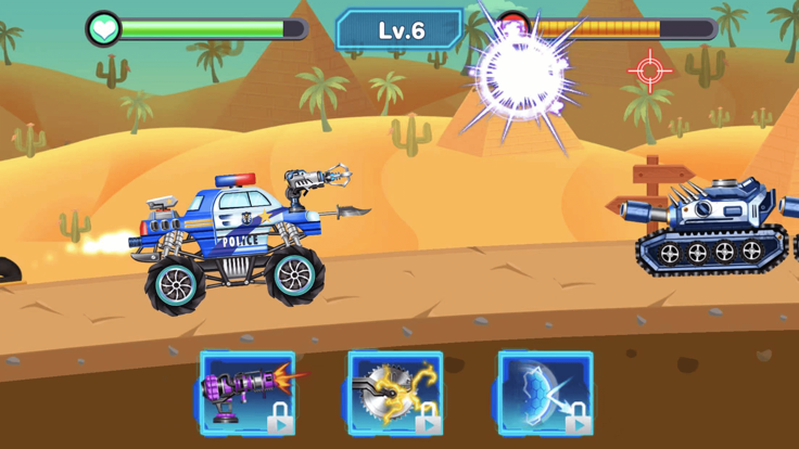 机甲卡车赛车游戏游戏截图