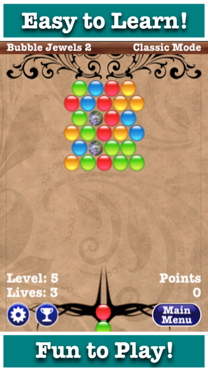 Bubble Jewels™ 2游戏截图