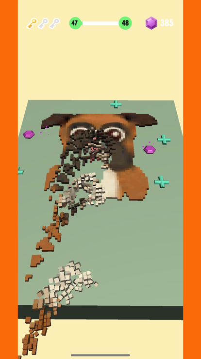 PIXEL CUTTING ASMR SATISFYING游戏截图