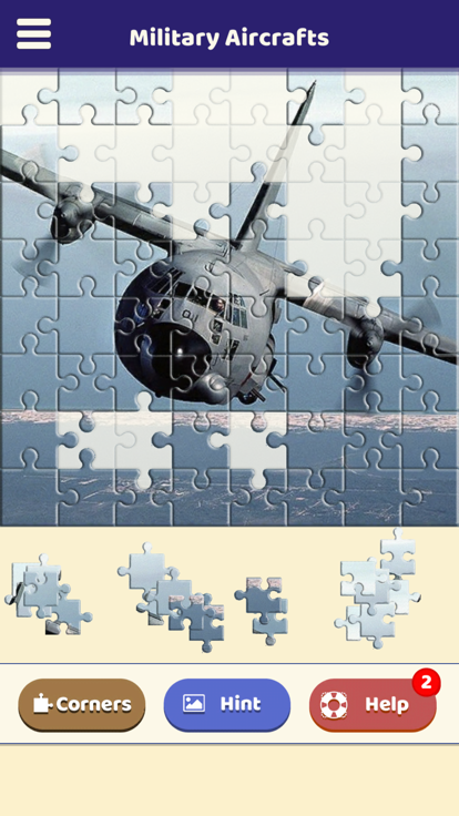 Military Aircrafts Puzzle游戏截图
