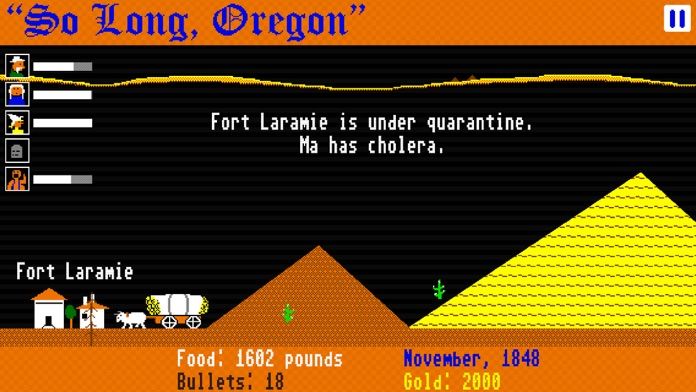 Screenshot of So Long, Oregon!