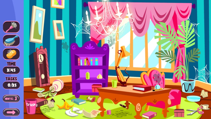 Baby Games House Cleaning游戏截图