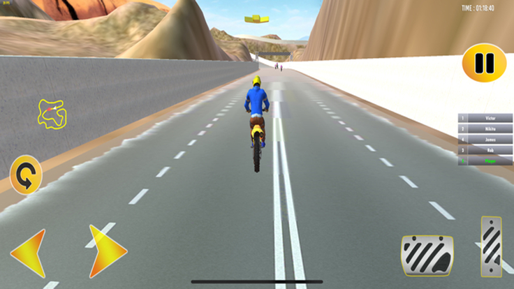 Highway Bike Stunt Racing Game游戏截图