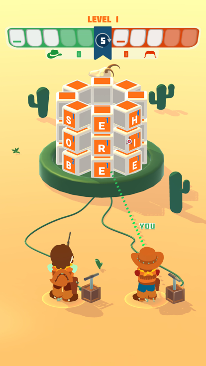 Cowboy Word Duel游戏截图