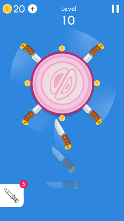 Knife vs Vege - Just Shoot it游戏截图