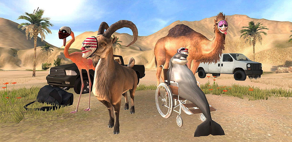 Goat Simulator Payday游戏截图