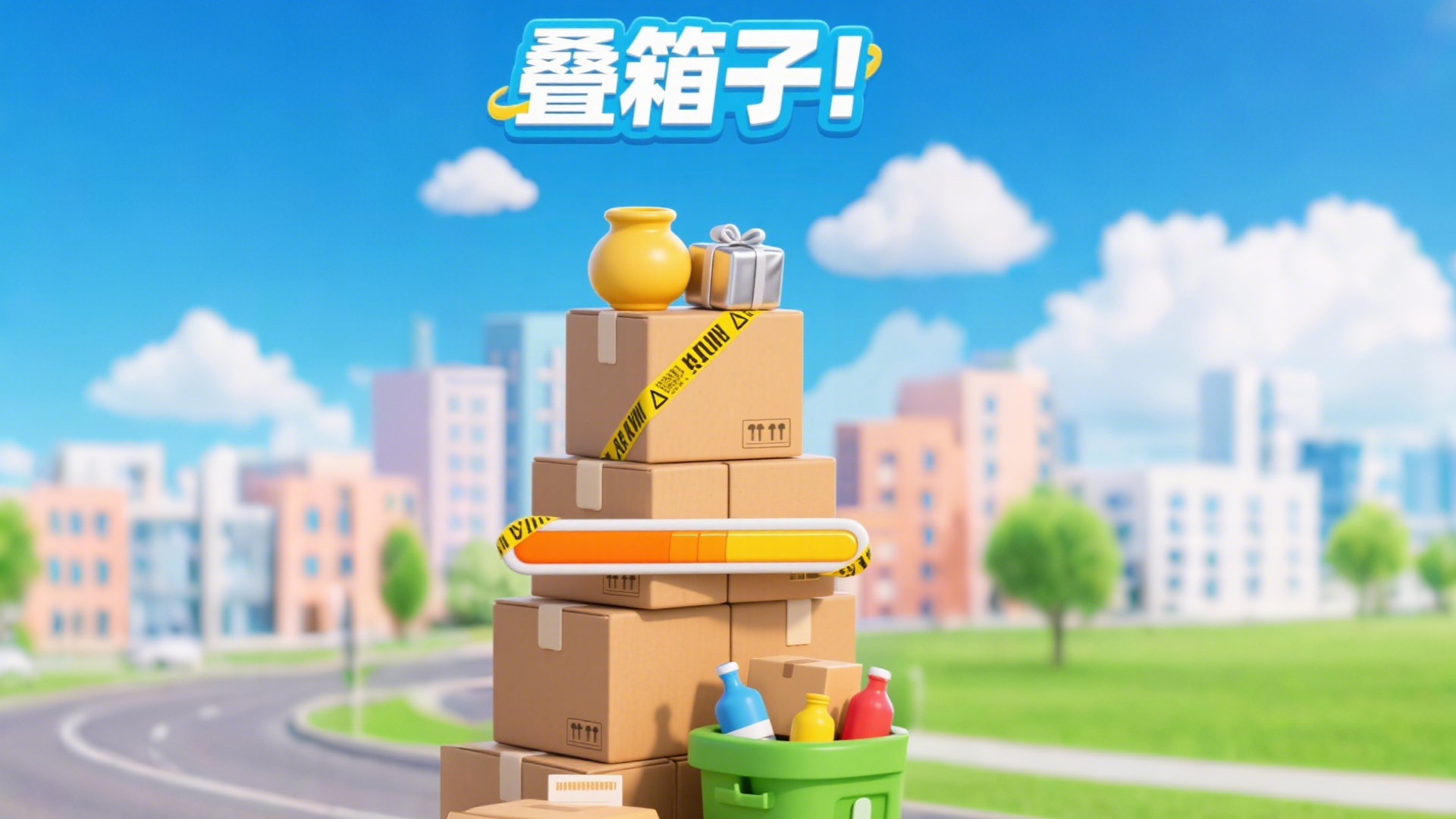 叠箱子游戏截图