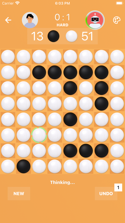 黑白棋 奥赛罗 翻转棋游戏截图