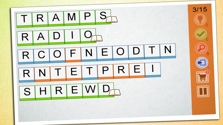 Word Scramble - Good Times游戏截图