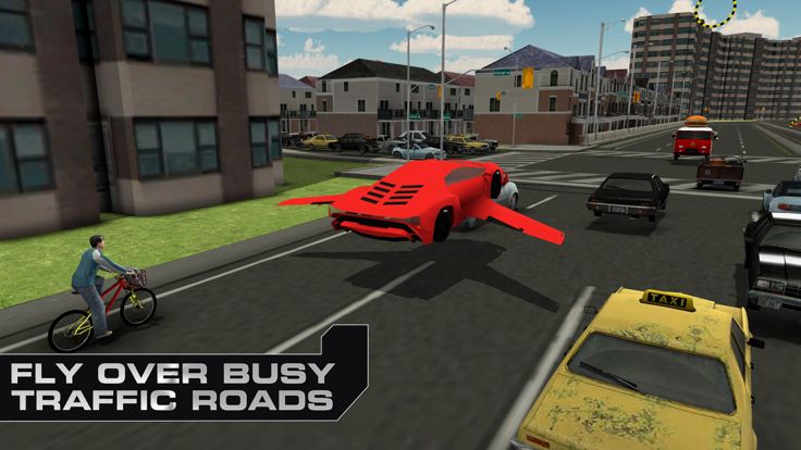 飞行汽车模拟器 - 极限飞行测试游戏游戏截图