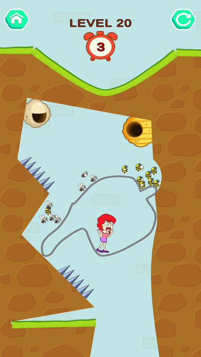 Rescue Girl - Draw To Save游戏截图