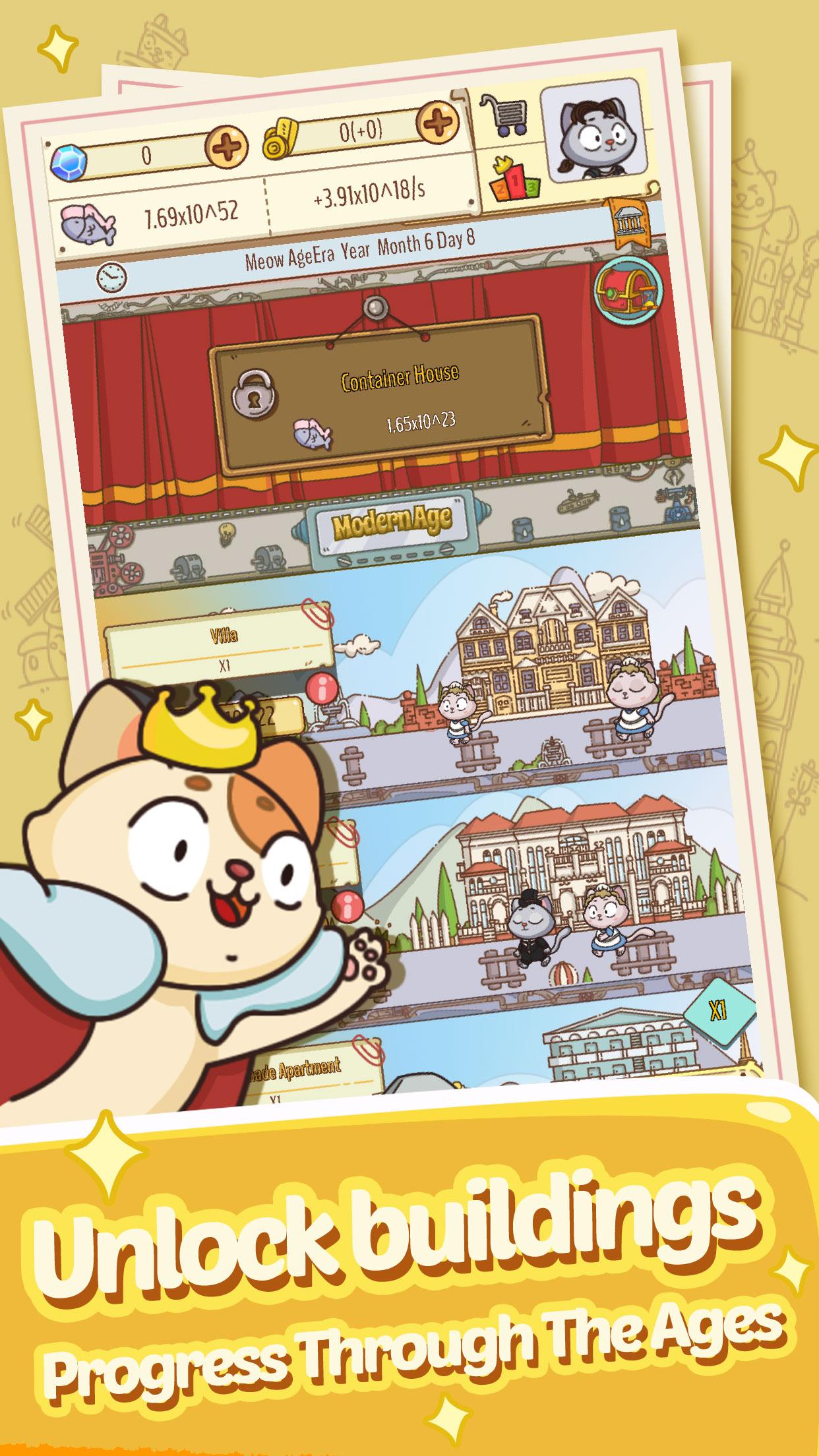 Idle Cats Civilization游戏截图