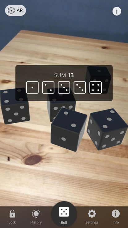 骰子摇 DiceRoller AR游戏截图